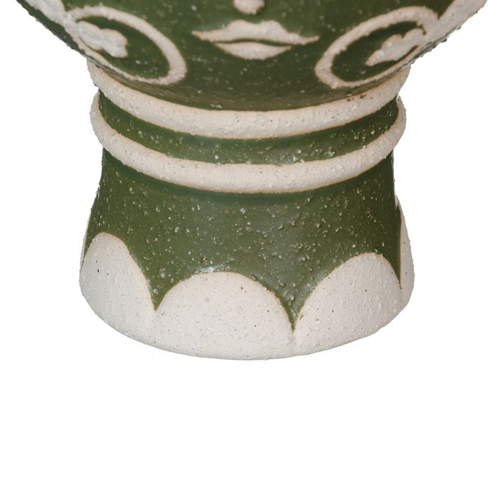 Blumentopf aus Keramik grün 19 x 19 x 22 cm