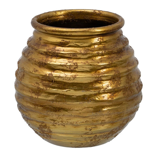 Blumentopf aus Keramik Gold 32 x 32 x 35 cm