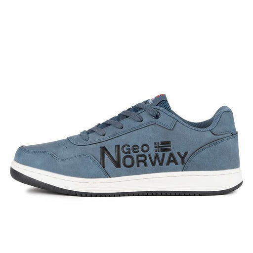 Herren Sneaker Geographical Norway Stahlblau