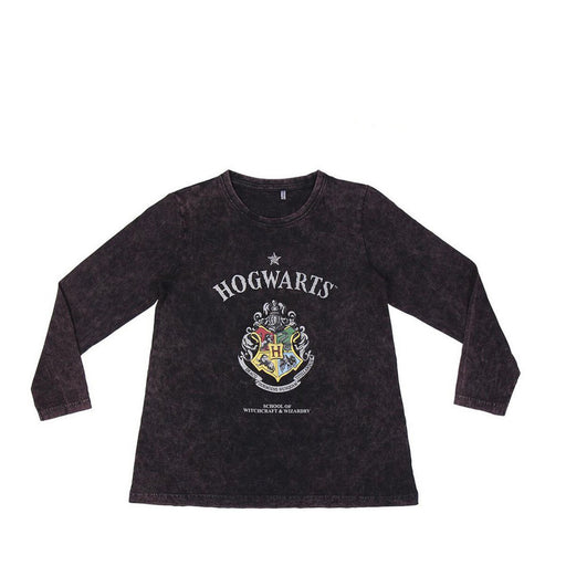 Jungen Langarm-T-Shirt Harry Potter Grau Dunkelgrau