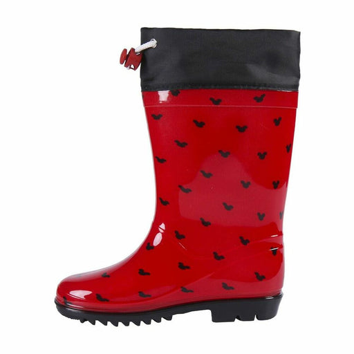 Kinder Gummistiefel Mickey Mouse Rot