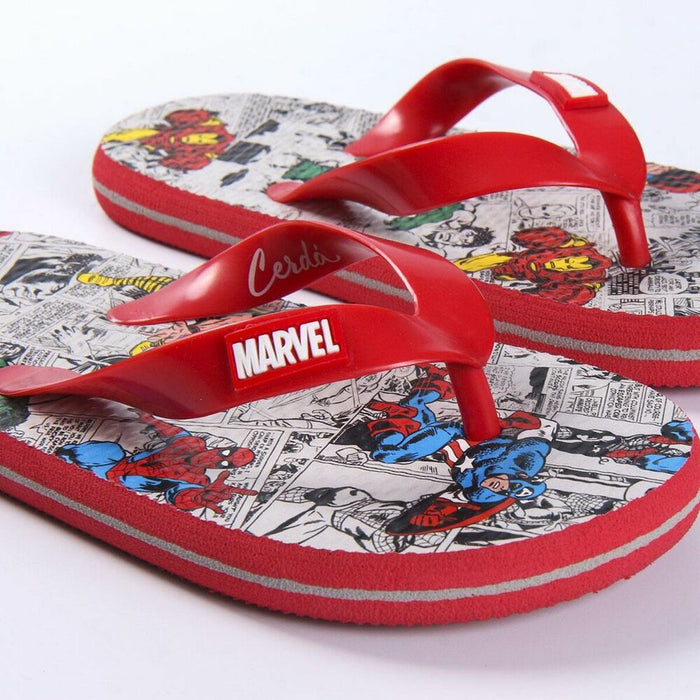 Flip Flops für Kinder Marvel Grau Rot