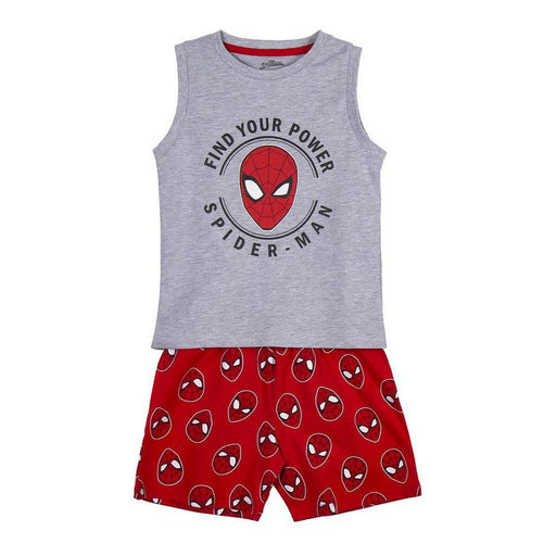 Sommer-Schlafanzug Spider-Man Grau