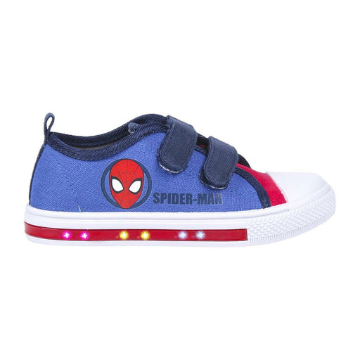 Jungen Sneaker Spider-Man Lichter Blau
