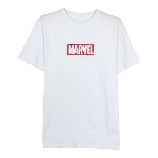 Herren Kurzarm-T-Shirt Marvel Weiß Erwachsene