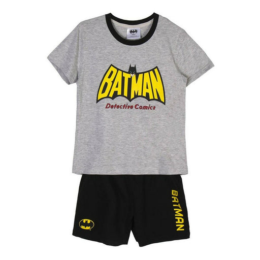 Sommer-Schlafanzug Batman Grau