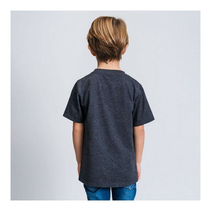 Kurzarm-T-Shirt für Kinder The Mandalorian Schwarz