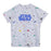 Kurzarm-T-Shirt für Kinder Star Wars Grau 2 Stück