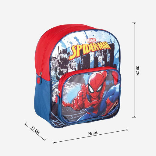 Schulrucksack Spider-Man Rot 25 x 30 x 12 cm