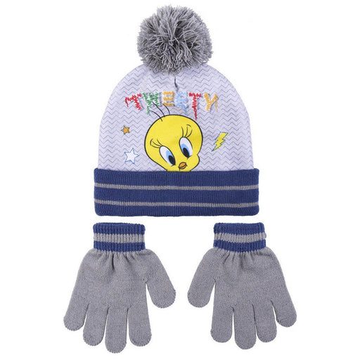 Mütze und Handschuhe Looney Tunes Grau