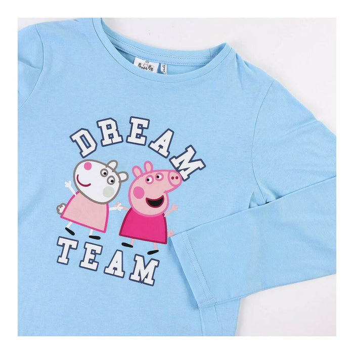 Schlafanzug Für Kinder Peppa Pig Hellblau