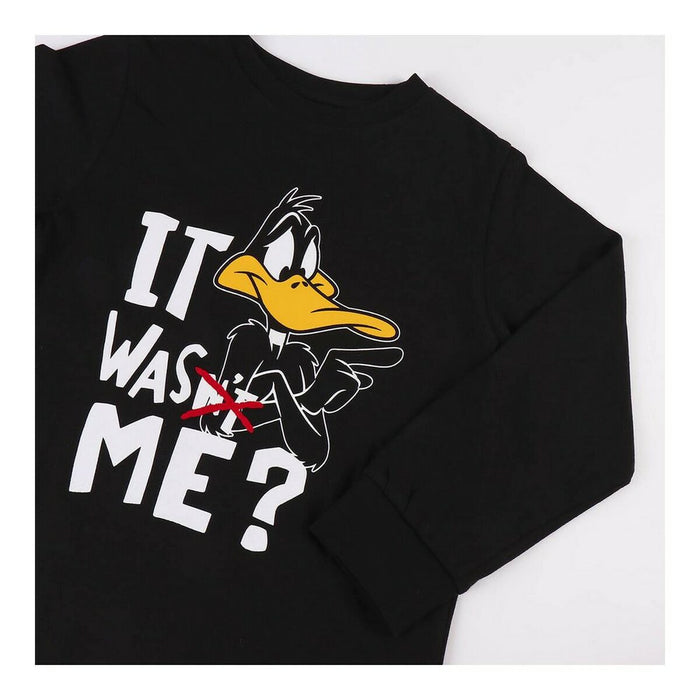 Schlafanzug Für Kinder Looney Tunes Schwarz