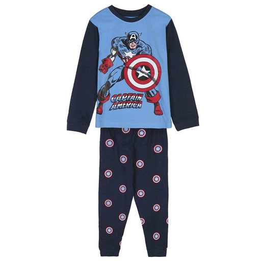 Schlafanzug Für Kinder Marvel Blau