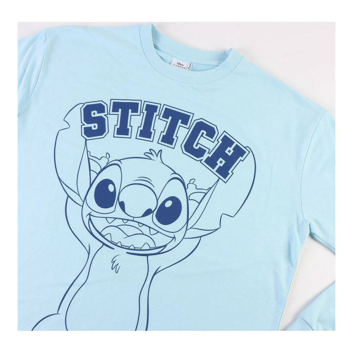 Schlafanzug Stitch Damen Hellblau