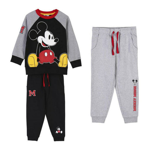 Kinder-Trainingsanzug Mickey Mouse Schwarz
