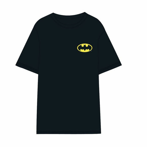 Herren Kurzarm-T-Shirt Batman Schwarz Unisex-Erwachsene