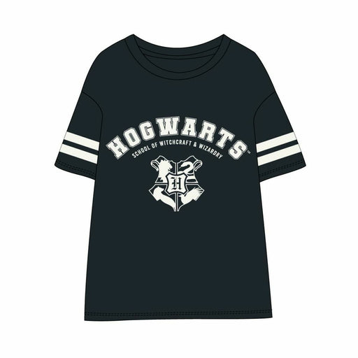 Damen Kurzarm-T-Shirt Harry Potter Dunkelblau