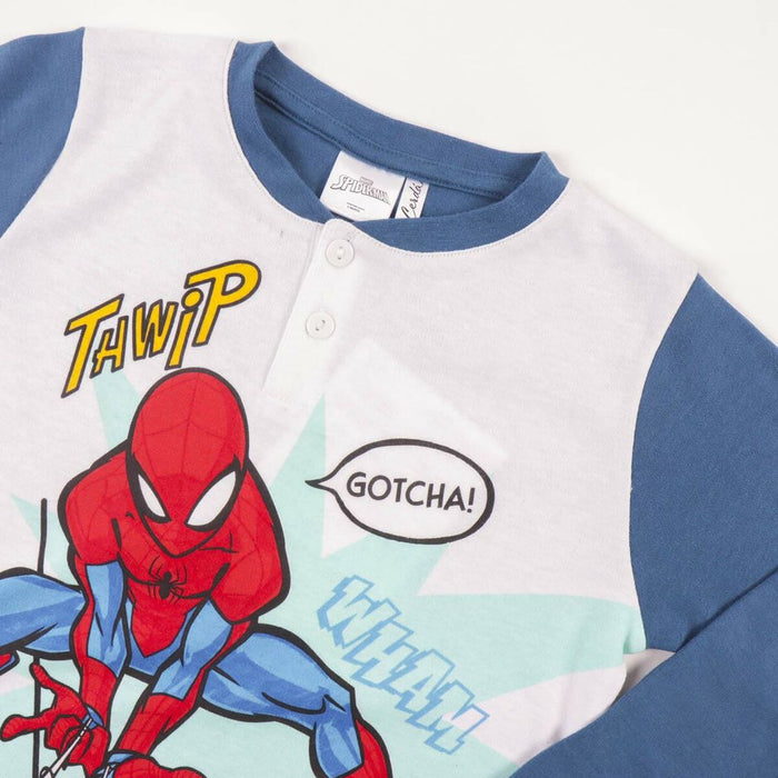 Schlafanzug Für Kinder Spider-Man Dunkelblau