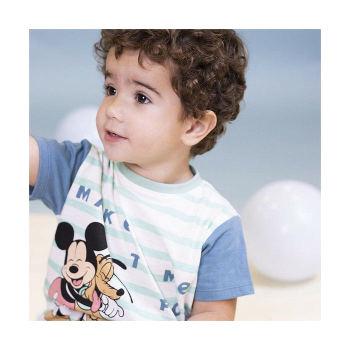 Kurzarm-T-Shirt Mickey Mouse Bunt Für Kinder