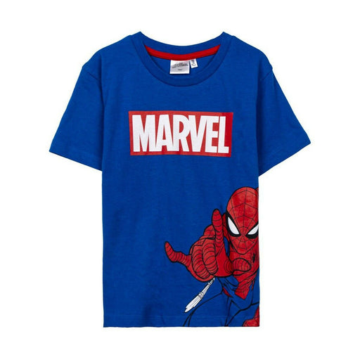 Kurzarm-T-Shirt für Kinder Spider-Man Blau Für Kinder