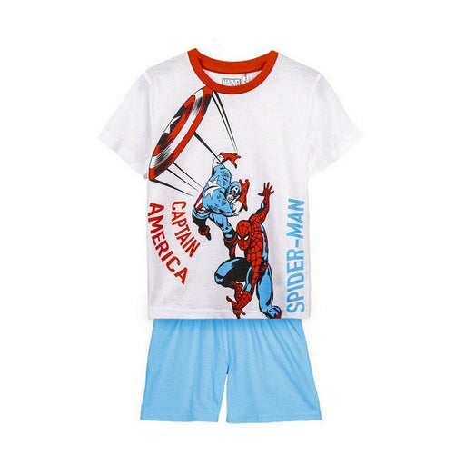 Schlafanzug Für Kinder The Avengers Grau Blau Weiß