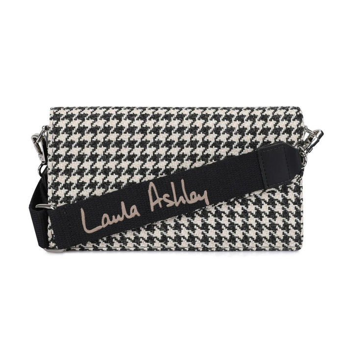 Damen Handtasche Laura Ashley CRESTON-CROWBAR-BLACK Schwarz 23 x 14 x 9 cm