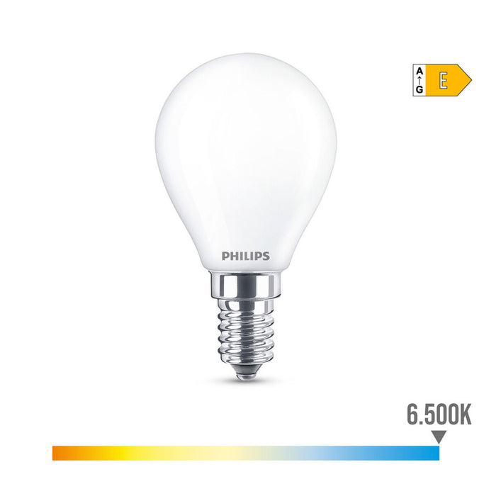LED-Lampe Philips E 6,5 W E14 806 lm Ø 4,5 x 8 cm (6500 K)