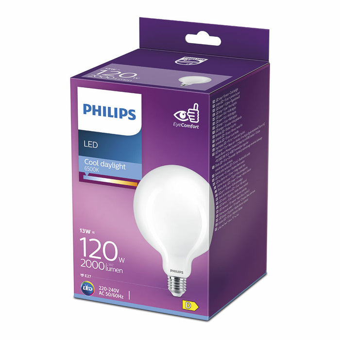 LED-Lampe Philips D 13 W E27 2000 Lm 12,4 x 17,7 cm (6500 K)