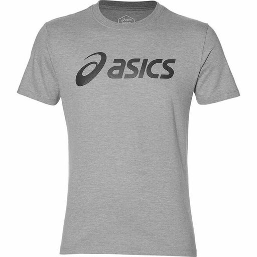 Herren Kurzarm-T-Shirt Asics Big Logo Grau Herren
