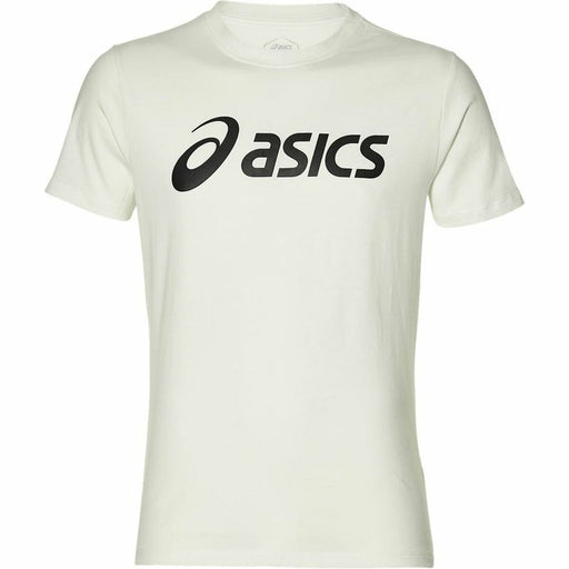 Herren Kurzarm-T-Shirt Asics Big Logo Weiß