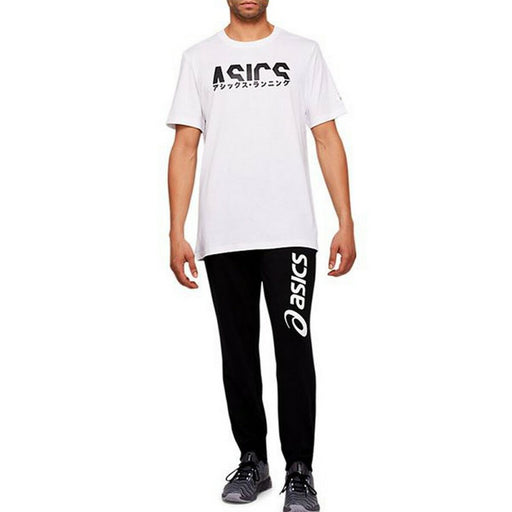 Herren Kurzarm-T-Shirt Asics Katakana Weiß