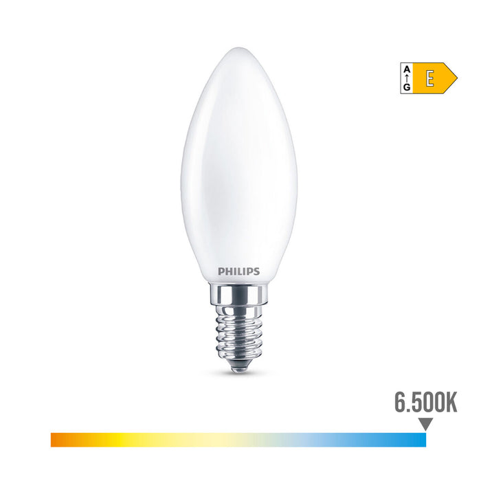 LED-Lampe Philips Kerze E 6,5 W E14 806 lm 3,5 x 9,7 cm (6500 K)