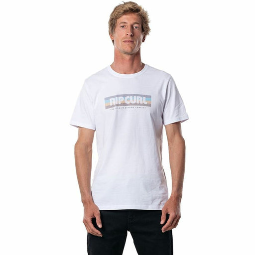 Herren Kurzarm-T-Shirt Rip Curl El Mama Weiß