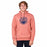 Herren Sweater mit Kapuze Rip Curl Essentials 3 Stripes French Terry Lachsfarben