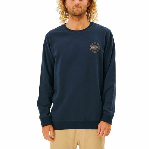 Herren Sweater ohne Kapuze Rip Curl Re Entry Crew Marineblau