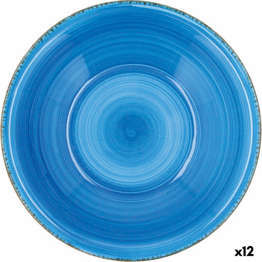 Dessertteller Quid Vita aus Keramik Blau (19 cm) (12 Stück)