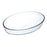 Ofenschüssel Ô Cuisine Ocuisine Vidrio Oval Durchsichtig Glas 30 x 21 x 7 cm (4 Stück)