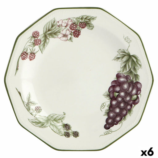 Dessertteller Churchill Victorian aus Keramik Porcelæn (Ø 20,5 cm) (6 Stück)