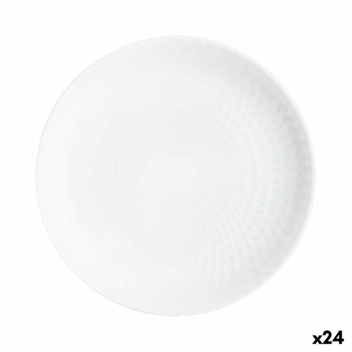 Dessertteller Luminarc Pampille Weiß Glas (19 cm) (24 Stück)