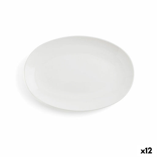 Kochschüssel Ariane Vital Coupe Oval aus Keramik Weiß (Ø 26 cm) (12 Stück)
