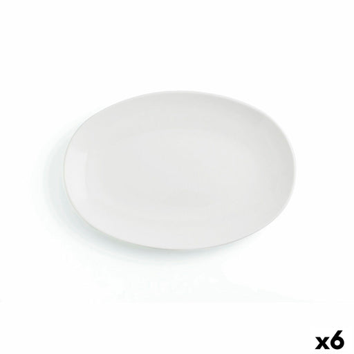 Kochschüssel Ariane Vital Coupe Oval aus Keramik Weiß Ø 32 cm 6 Stücke