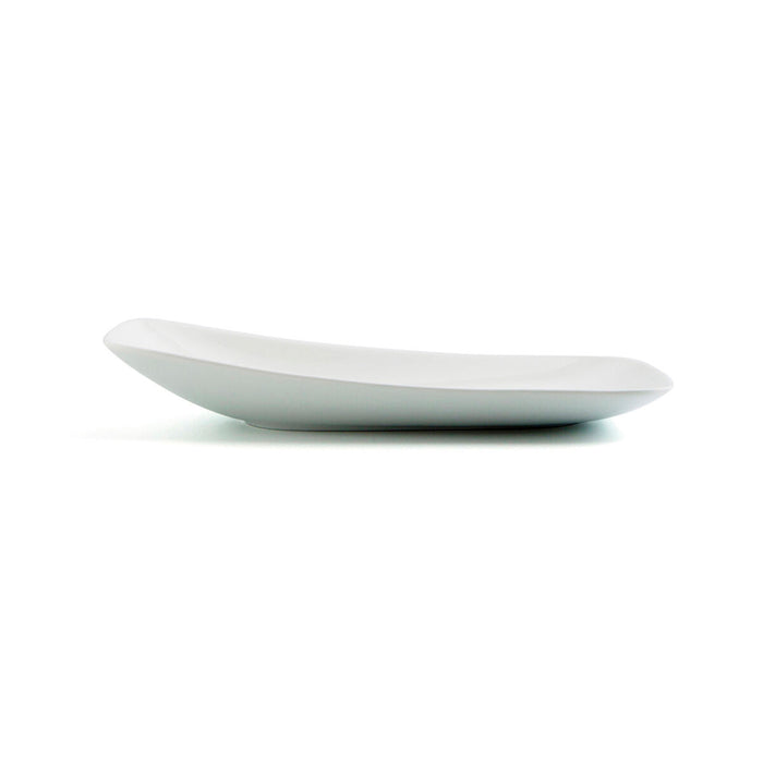 Flacher Teller Ariane Vital Rectangular rechteckig Weiß aus Keramik 24 x 13 cm (12 Stück)
