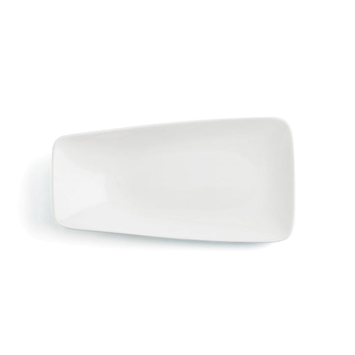 Flacher Teller Ariane Vital Rectangular rechteckig Weiß aus Keramik 38 x 20,4 cm (6 Stück)