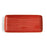 Kochschüssel Ariane Terra rechteckig aus Keramik Rot (36 x 16,5 cm) (6 Stück)