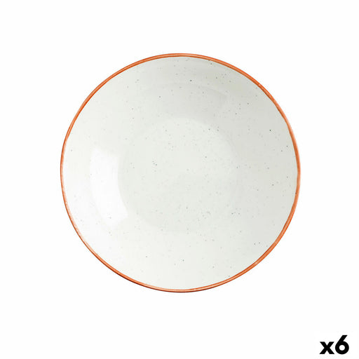 Suppenteller Ariane Terra aus Keramik Beige (Ø 21 cm) (6 Stück)