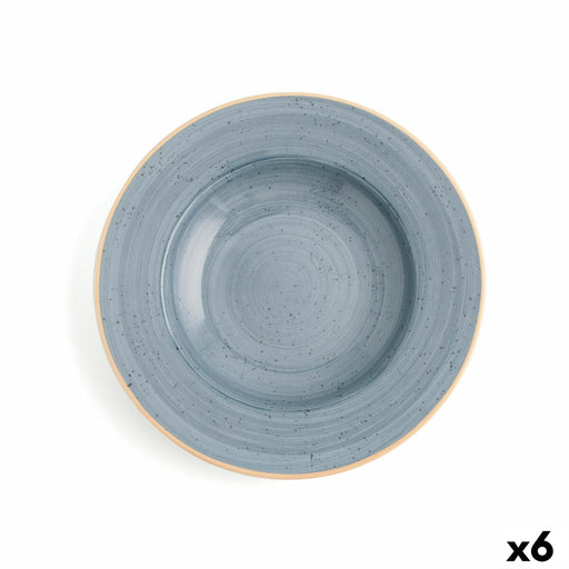 Suppenteller Ariane Terra aus Keramik Blau (Ø 26 cm) (6 Stück)