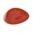 Flacher Teller Ariane Terra Dreieckig Rot aus Keramik Ø 21 cm (12 Stück)