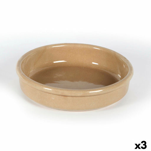 Kochtopf Anaflor aus Keramik Braun (Ø 21 cm) (3 Stück)
