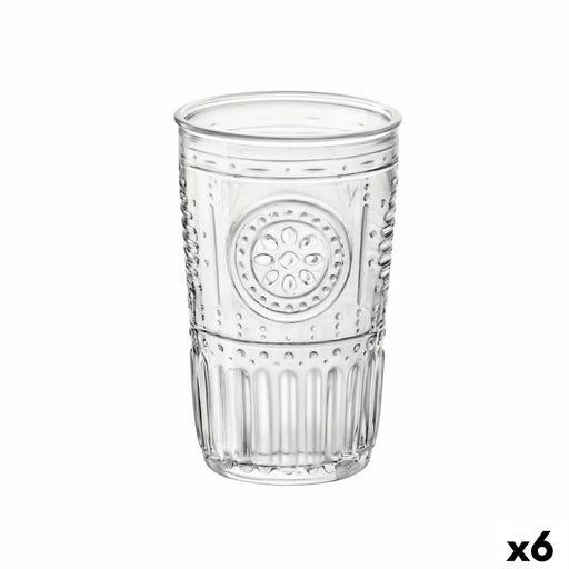Trinkglas Bormioli Rocco Romantic Durchsichtig Glas 475 ml (6 Stück)