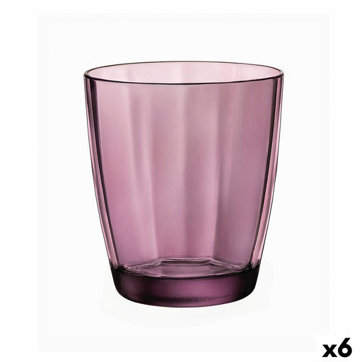 Trinkglas Bormioli Rocco Pulsar Lila Glas 390 ml (6 Stück) (Pack 6x)